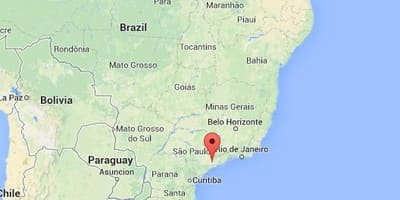 Sao Paulo na mapie