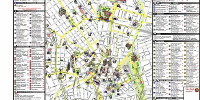 Mapa Sao Paulo centrum miasta