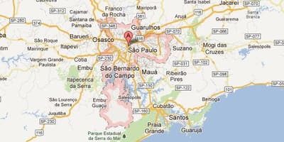 Google Mapa Sao Paulo