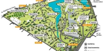 Sao Paulo park mapa